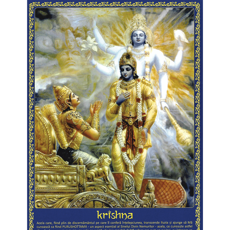 Set 12 postere Marele Avatar Krishna
